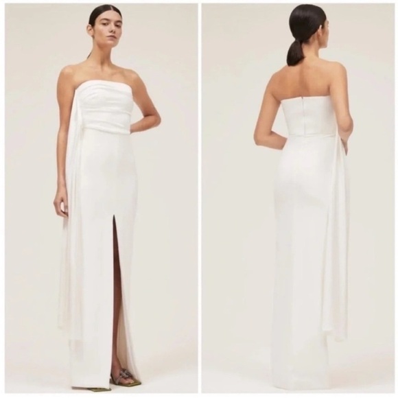 Solace London Harlow Maxi Dress Cream NWT - Picture 1 of 12